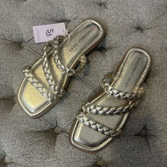 Braided‎ Slide Sandals - Picture 7 of 12